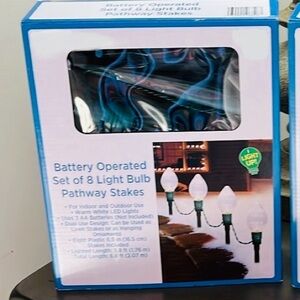Christmas Lights 8 Pathway Lights New